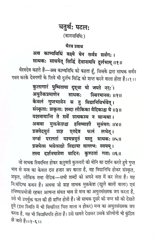 Kali Tantram Rudrachandi Tantram (CSBG 528)